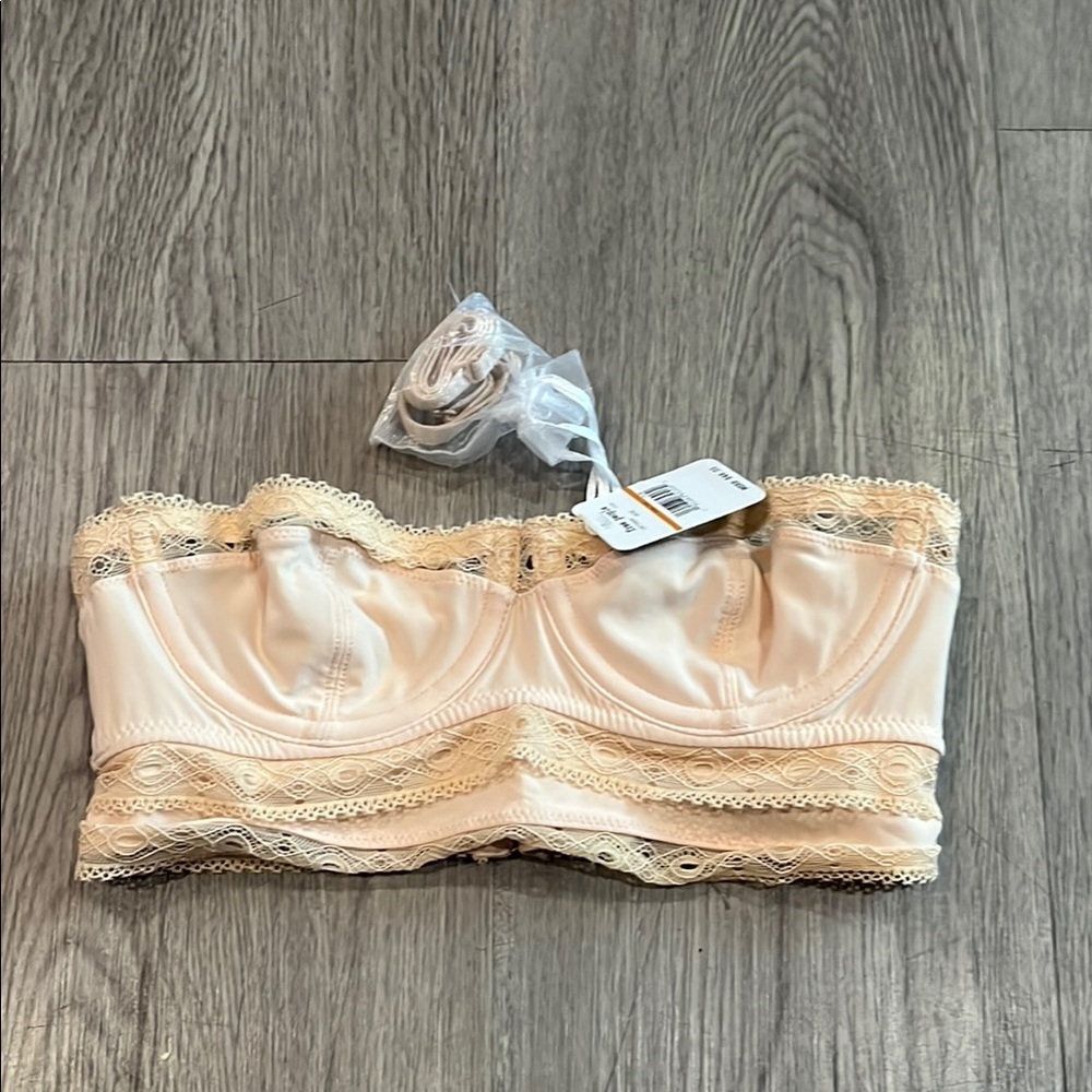 Free people Cream Lace Bandeau Intimates